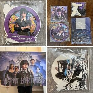 Addams Family Wednesday Birthday Party Decorations New